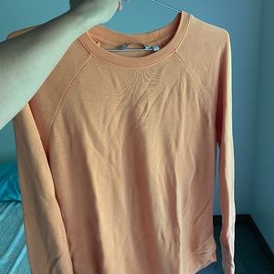 Light orange Athleta top